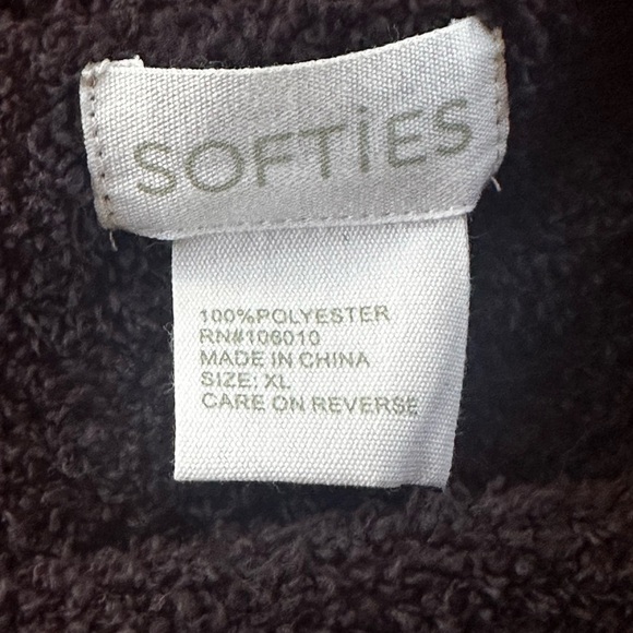 Softies Solid Marshmallow Reverse Seam Crewneck Lounge Set Size XL New With Tags - Picture 9 of 14
